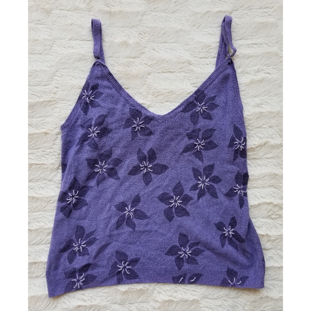 Nicole Miller purple top